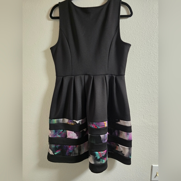 Apt 9 Watercolor Black Dress - Picture 5 of 6